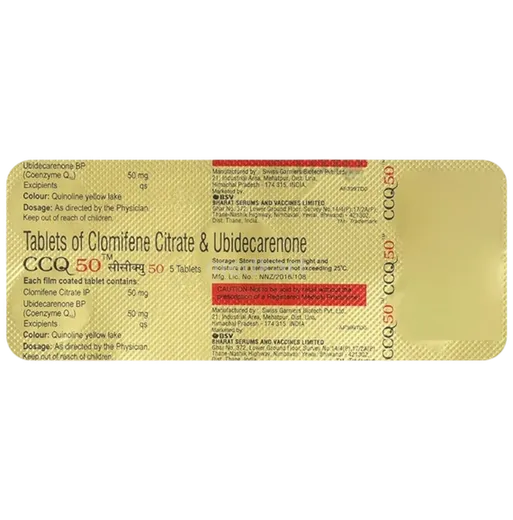 ccq 50mg tablet 5's